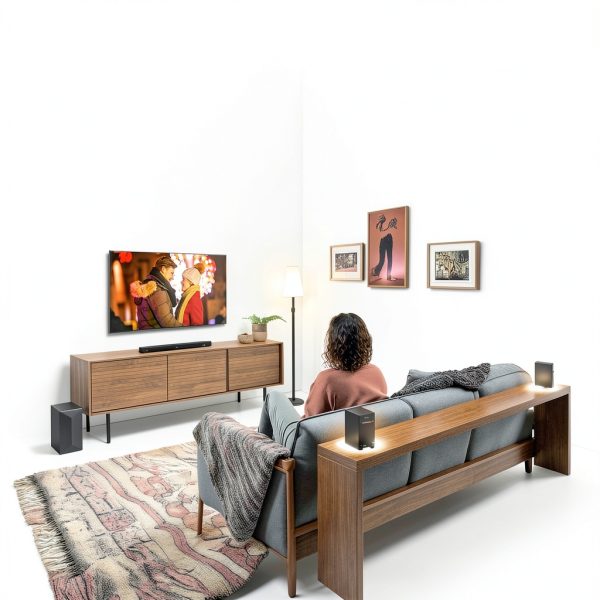 LG 5.1 Channel Soundbar Wireless Subwoofer Dolby Audio-1
