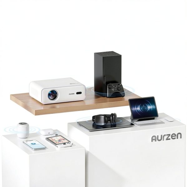 Aurzen Smart Projector WiFi Bluetooth Auto Focus 1080P-7