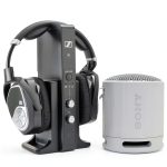 Sennheiser RS 195 Wireless Headphones TV Listening Bundle-0