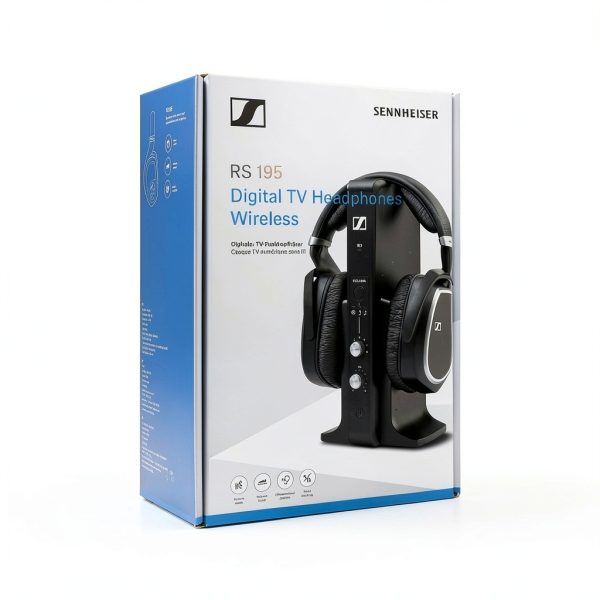Sennheiser RS 195 Wireless Headphones TV Listening Bundle-5