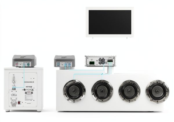 Sonance Amplifier HDMI eARC TV Audio Subwoofer Output-11