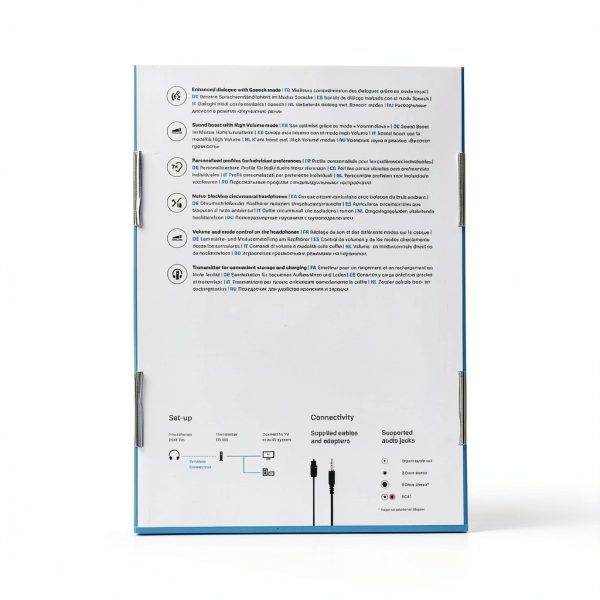 Sennheiser RS 195 Wireless Headphones TV Listening Bundle-6