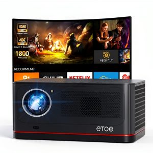 ETOE Whale Pro 1080p Projector Android TV Auto Focus-0