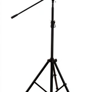 Pyle Heavy Duty Mic Stand Telescoping Boom Tripod Base-0