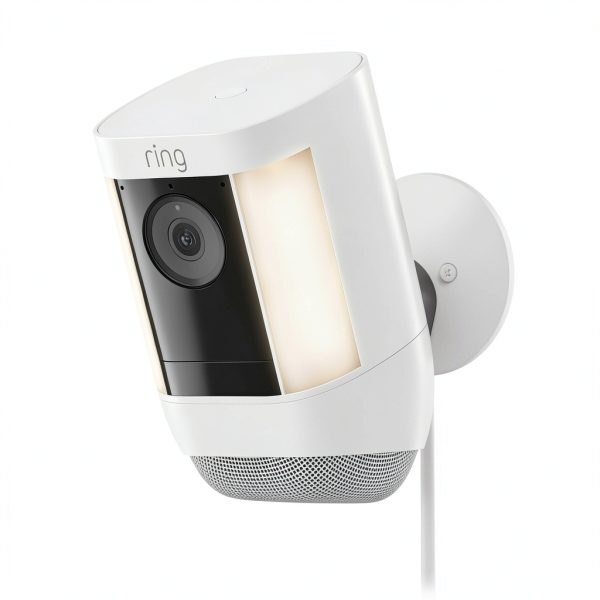 Spotlight Cam Pro 2K Security Camera Shop Black White-0
