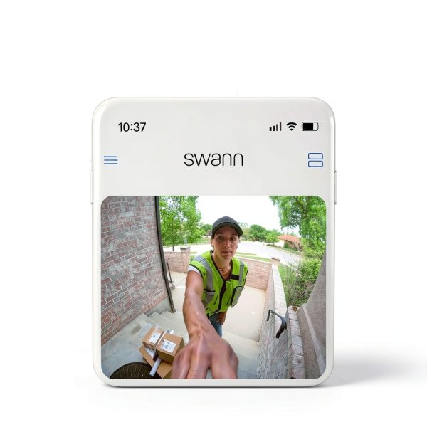 Swann EVO HD Wi-Fi Video Doorbell Black-5