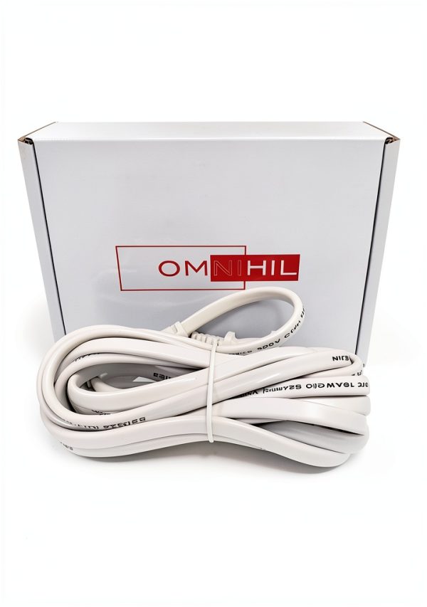 OMNIHIL White 10FT AC Power Cable for Arris Surfboard SVG2482AC Docsis-0