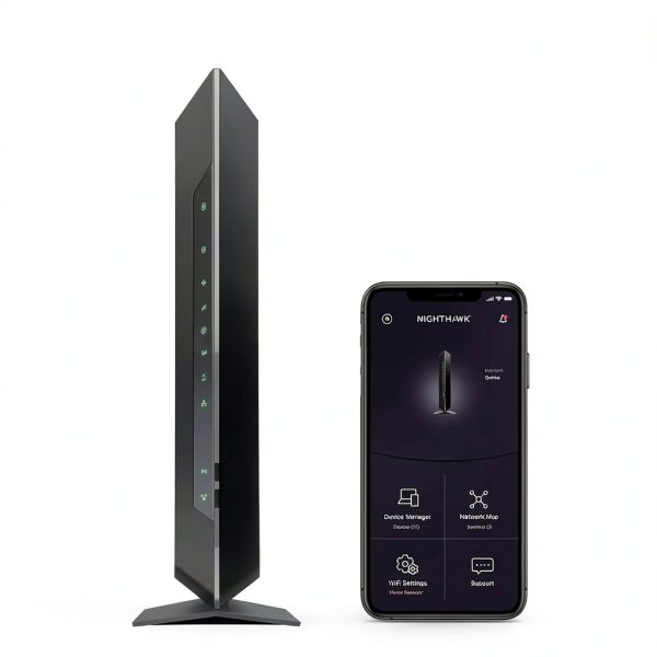 NETGEAR Nighthawk AC1900 Router with DOCSIS 3.0 Cable Modem Black-5